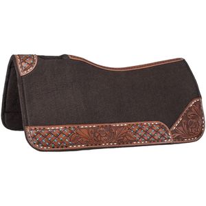2026 Más Vendido Mantilla de Doma Western de Fieltro y Cuero Premium para Caballo, Diseño Clásico Portátil, Forro de Tela Hecho a Mano, Comprar - Product Image 3