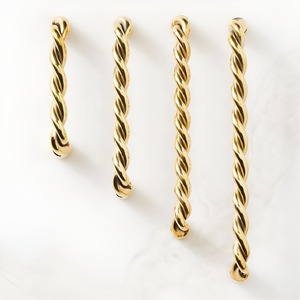 Tiradores de Muebles de Acero Inoxidable con Acabado Epoxi, Diseño Trenzado, Tiradores Largos para Baño, Cocina, Cajones y Armarios, Precio de Fábrica - Product Image 1