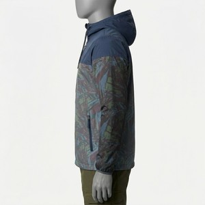 Chaqueta Cortavientos con Capucha Estampada para Hombre, Impermeable, con Cierre Completo, para Entrenamiento al Aire Libre, Ligera, Ropa Deportiva Técnica, Chaqueta de Alto Rendimiento - Product Image 5