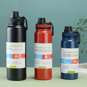 Botella térmica de acero inoxidable de 20 oz con doble pared y aislamiento al vacío - Product Image 3