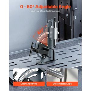 Utensile per Intaglio Tubi con Angolo Regolabile da 1/2 a 2 Pollici per Officine di Riparazione - Product Image 3