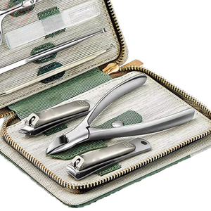 High Quality Stainless Steel Box Luxurious 7 1 <b>Pedicure</b> <b>Set</b> Professional 8-Piece Nail Clippers Featuring - Product Image 3