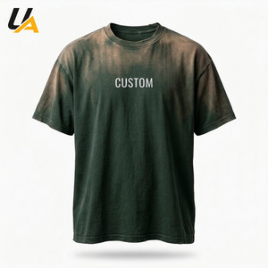 Camiseta Unisex de Manga Corta con Cuello Redondo, 180 g/m², Tejido de Punto 100% Algodón, Lavado Ácido, Transpirable, de Secado Rápido, Estilo Urbano, con Logotipo Personalizado - Product Image 3