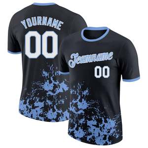 T-shirt de sport personnalisé au design tendance, logo d'équipe personnalisé, numéro de joueur, vêtements de performance légers en polyester, fabricant - Product Image 1