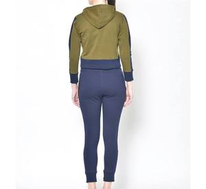 Vêtements de sport pour femmes, ensemble de survêtement décontracté à capuche, coton écologique, pour la course à pied, l'entraînement et les activités sportives - Product Image 6