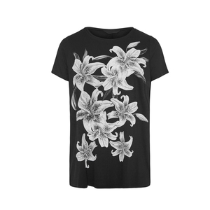 T-shirts pour femmes 100% coton respirant de qualité supérieure, poids lourd 180 g/m², imprimés, brodés, teints unis, coupe ajustée pour l'été - Product Image 6
