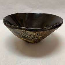 Tazón de Servir de Cuerno de Búfalo Natural Indio Negro Moderno, Hecho a Mano, Ecológico, de Alta Calidad, Libre de BPA, Diseño Más Vendido - Product Image 4