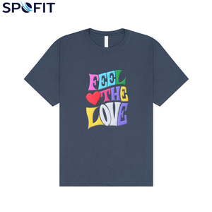 T-shirt 100 % coton 300 GSM pour garçons avec logo, manches courtes, impression 3D en relief personnalisée pour hommes, t-shirts pour hommes avec impression en relief - Product Image 5