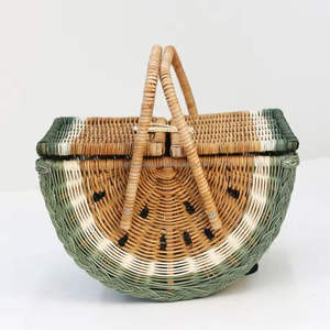 Panier de rangement en rotin naturel tressé, inspiré de la décoration, pour les accents de la maison, design moderne, artisanat durable et écologique - Product Image 3