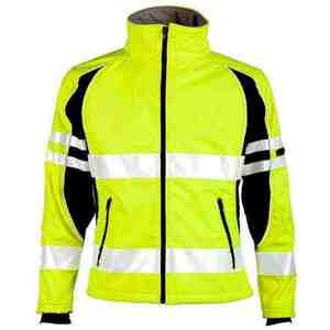 Safety Quilted <b>Jacket</b> Work Wear Factory Construction Reflective Eco-Friendly Reversible Winter Regular Size Security - Product Image 1