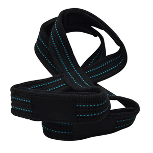 Sangles de musculation personnalisées OEM avec support pour les poignets, sangles de préhension durables en coton pour la salle de sport et la musculation - Product Image 2