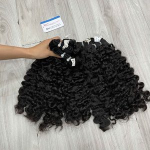 Extensiones de Cabello Rizado Birmano Vietnamita Más Vendidas, 100% Cabello Humano, Suave y Sedoso, Proveedores de Cabello - Product Image 1