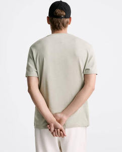 Impression personnalisée de t-shirts pour hommes, t-shirts en coton personnalisés, t-shirts unis pour hommes, t-shirts de haute qualité pour hommes, fabricant - Product Image 2