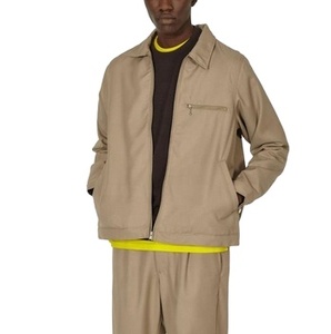 แจ็คเก็ตผ้าแคนวาสหนานุ่ม ระบายอากาศได้ดี สำหรับผู้ชาย สไตล์วินเทจ ปักโลโก้ตามสั่ง กันน้ำ เหมาะสำหรับฤดูหนาว - Product Image 5