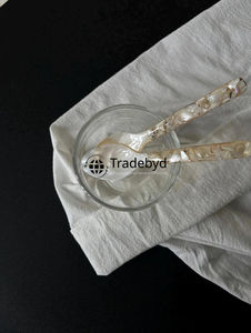 Cuillère décorative en nacre incrustée, cuillère de table de luxe faite à la main par Tradebyd - Product Image 5