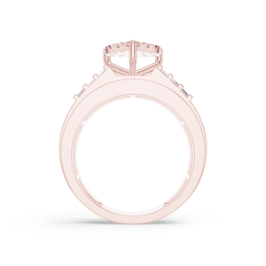 Anillo de Compromiso para Mujer con Diamante Cultivado en Laboratorio Aurum Diam, Corte Brillante, Color E, Certificado EGL, Chapado en Plata 925, de Lujo - Product Image 6