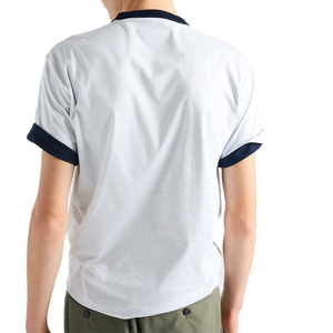 T-shirt réversible en coton coupe ample pour homme, style streetwear double face, jersey personnalisé OEM, coupe décontractée classique, haut en coton jersey - Product Image 2
