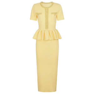 Vestido Polo para Mujer con Sensación de Lujo - Corte Entallado de Alta Costura - Ropa de Verano de Manga Corta con Logotipo Personalizado - Product Image 1