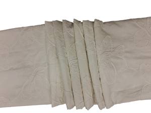 ผ้าฝ้ายพรีเมียมสีขาวลายดอกปักดิ้นดอริ ระบายอากาศได้ดีและมีน้ำหนักเบา เหมาะสำหรับตัดเย็บเสื้อผ้าเด็กหญิงและสตรี มีสินค้าพร้อมส่ง - Product Image 2