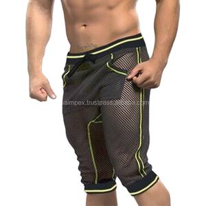 กางเกงขาสั้นตาข่ายสำหรับผู้ชาย,กางเกงขาสั้นตาข่ายพิมพ์ลายแฟชั่นฤดูร้อนปรับแต่งได้ตามต้องการคุณภาพสูงสุด - Product Image 5