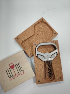 HUAJU INDUSTRIAL <span class=keywords><strong>Tire</strong></span>-<span class=keywords><strong>bouchon</strong></span> extracteur 2-en-1 en métal |   Ouvre-bouteille à vin rouge ancien Ah-So avec emballage en coffret cadeau en bois - Product Image 6