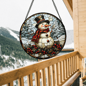 CIFbuy Acchiappasole in Acrilico a Forma di Pupazzo di Neve Colorato da Appendere alla Finestra per Decorazioni Natalizie Casa e Giardino TikTok per Servizio di Ritiro Temu - Product Image 4