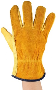 Guantes de conductor de cuero de seguridad con logotipo personalizado de alta calidad para trabajo en el jardín Guantes multifuncionales para exteriores Uso diario de Pakistán - Product Image 3