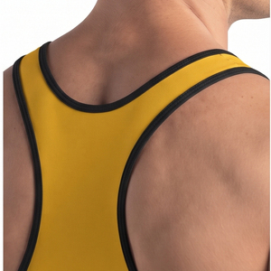Men's Wrestling Jersey Compression Men's Wrestling Jersey Sleeveless OEM Wrestling Sportswear Manufacturer - Product Image 4