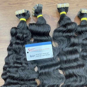 Extensiones de Cabello Adhesivas Más Vendidas, Cabello Humano Vietnamita de Color Natural, Corte Normal Birmano - Product Image 4