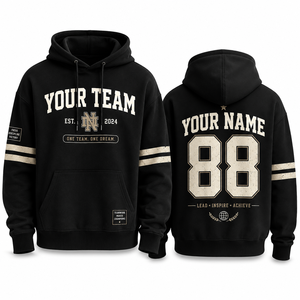 Wholesale ODM Long Sleeves Winter Fashion Outdoor Run Pull Over Add Text and Design Custom Hoodie - Product Image 1
