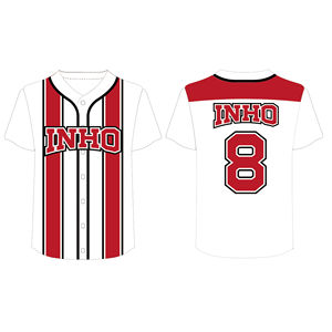 Conjunto de Pantalones Cortos y Camiseta de Béisbol Personalizados, Antibacterianos, de Secado Rápido, Transpirables, de Malla, Fabricante Mayorista OEM con Números de Equipo Personalizados - Product Image 3