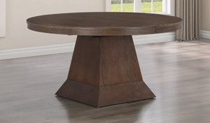 โต๊ะอาหารทรงกลมสไตล์หรูหราสำหรับบ้าน อพาร์ทเมนท์ วิลล่า และโรงแรม - เฟอร์นิเจอร์ไม้เนื้อแข็งทนทาน - Product Image 3