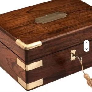 Customized Square Wooden Urn <b>Box</b> Keepsake Cremation Ashes Storage Jar <b>Memorial</b> Container with Metal Lock for Gift Remembrance - Product Image 1