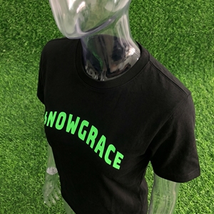 เสื้อยืดแขนสั้นสีดำสำหรับผู้ชาย Snowgrace ทรงปกติ คอกลม ผ้าคอตตอนเจอร์ซีย์ สไตล์ลำลอง สตรีทแวร์ พิมพ์ลายตัวอักษร ดีไซน์โลโก้ด้านหน้า - Product Image 6
