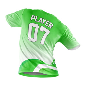 Custom Men's Adult Soccer Jersey Heat Transfer Printing Quick Dry Breathable 100% Polyester Custom Logo Team Name Plus Size - Product Image 3