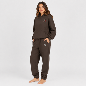 Conjunto Deportivo de Invierno para Mujer, con Capucha, Lavado Ácido, Tela Ligera 100% Algodón, Diseño Moderno - Product Image 6