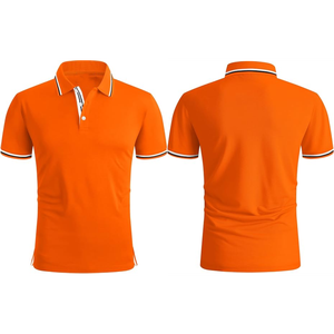 เสื้อผู้ชายลำลองผ้าฝ้ายถักพิมพ์ลาย 100% ระบายอากาศ แห้งเร็ว ไซส์ใหญ่ สำหรับฤดูร้อน ขายส่ง - Product Image 1