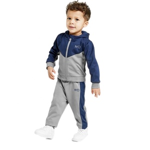 Ensemble de jogging personnalisé pour garçons, couleur OEM |   Survêtement Streetwear Rouge Blanc Noir pour Enfants, Sweat-shirt en Polaire, Fabricant - Product Image 2