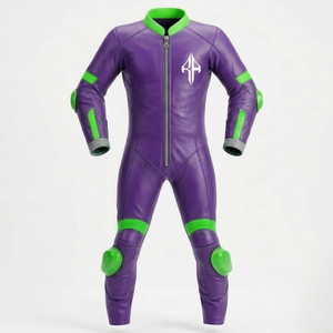 ชุดมอเตอร์ไซค์หนังแท้สำหรับแข่งรถ ฤดูหนาว แบบสั่งทำพิเศษ คุณภาพพรีเมียม ดีไซน์ทันสมัยสำหรับผู้ชาย รุ่นล่าสุด - Product Image 2