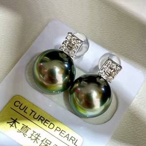 Pendientes de Diseño de Lujo de Plata de Ley 925 al por Mayor del Fabricante con Perlas de Agua Dulce Impecables de 8-10 mm y Cuentas de Oro Natural - Product Image 3