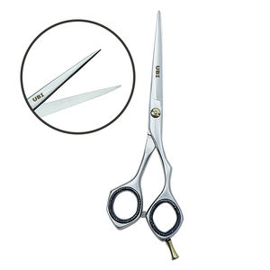 Ciseaux à cheveux ajustables de 6,5 pouces pour droitiers |   Tondeuse professionnelle de salon en acier inoxydable à 32 dents Super Cut - Product Image 3