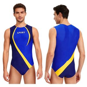 Justaucorps de sport pour homme, tenue de sport athlétique, body pour musculation, exercices aérobiques, vêtements de sport de haute qualité pour l'été - Product Image 2
