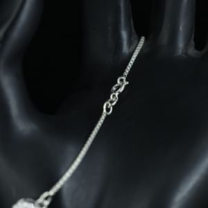 Pulsera de tenis de lujo con cristales rosas para mujer – Plata de ley 925, engaste halo, elegante regalo de joyería - Product Image 6