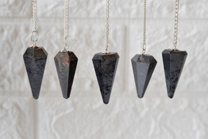 Péndulos Facetados de Hematita de Color Gris de Calidad Premium, Piedra Preciosa Semipreciosa para Sanación, Equilibrio de Chakras, Energía Positiva y Regalos - Product Image 6