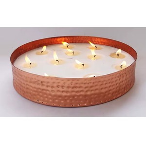 Latest Design Metal Round Candle Jar Tabletop Handmade for Home & Christmas <b>Decor</b> Iron Candle Jar Low Price Bulk Quantity - Product Image 4