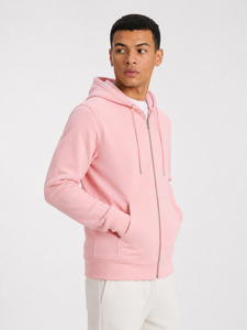 Sweat à capuche zippé pour homme, contemporain, offrant une douceur premium, une chaleur confortable et un style pratique pour un usage quotidien décontracté et moderne. - Product Image 4