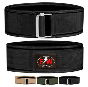 Self-Locking Weightlifting <b>Belt</b> 100% Nylon Auto Lock Buckle Lumbar Support Gym Powerlifting <b>Belt</b> Multi-Color OEM Wholesale - Product Image 2