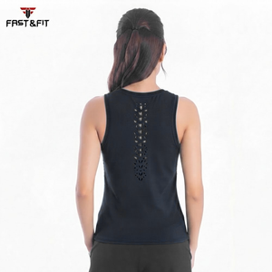 Meilleur fabricant, prix bas, haute qualité, débardeur tricoté décontracté pour femme grande taille, personnalisation de l'étiquette, séchage rapide, respirant, 100% coton - Product Image 6