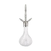 Chicha en verre élégante pour la décoration moderne des pièces et comme accent de table accrocheur avec une conception raffinée