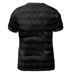 Camiseta de Manga Corta con Cuello Redondo para Hombre, Logotipo Frontal Sólido, Corte Regular, Estilo Casual, 100% Poliéster Transpirable, Estampado Digital - Product Image 3